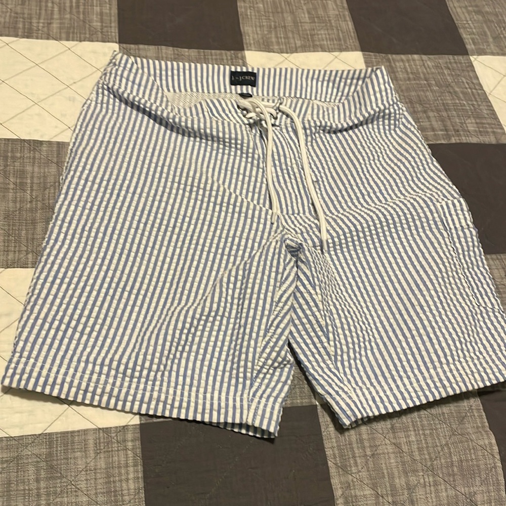 J crew seersucker boardshort